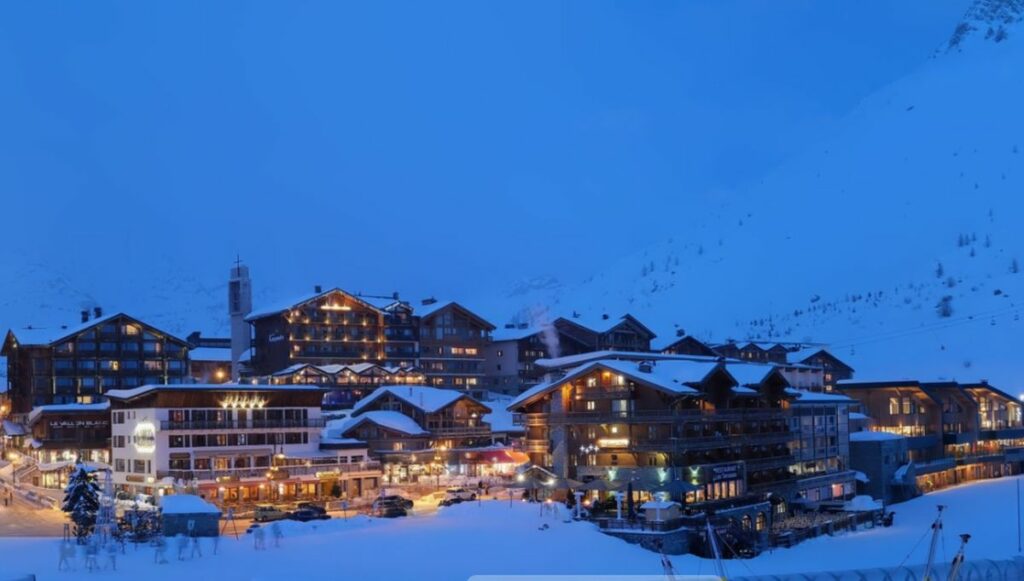 tignes de nuit webcam