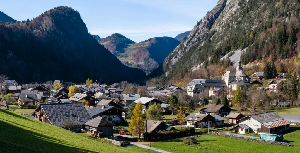 Vue de la station de ski Abondance – L’Essert