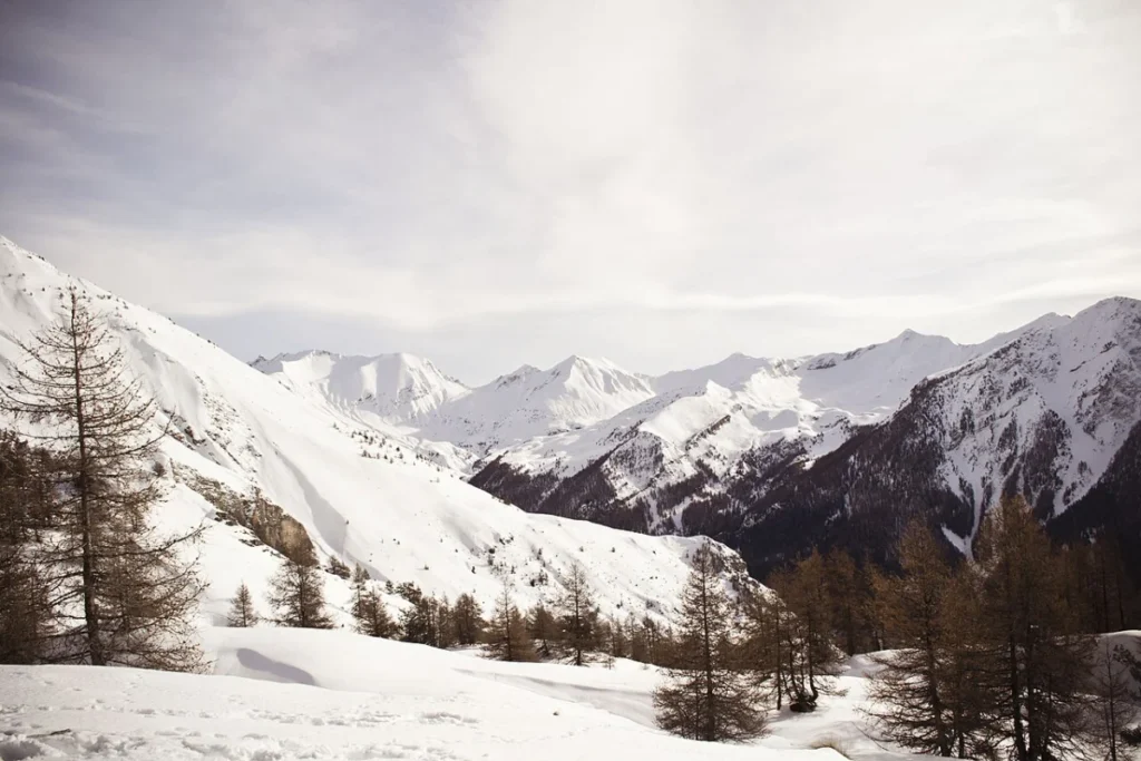 Vue de la station de ski Ancelle