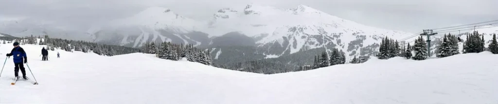 Vue de la station de ski Banff Sunshine