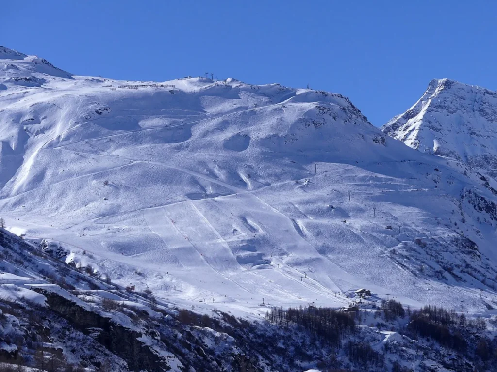 Vue de la station de ski Bonneval-sur-Arc