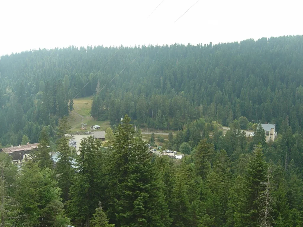 Vue de la station de ski Camp d’Argent – Col de Turini