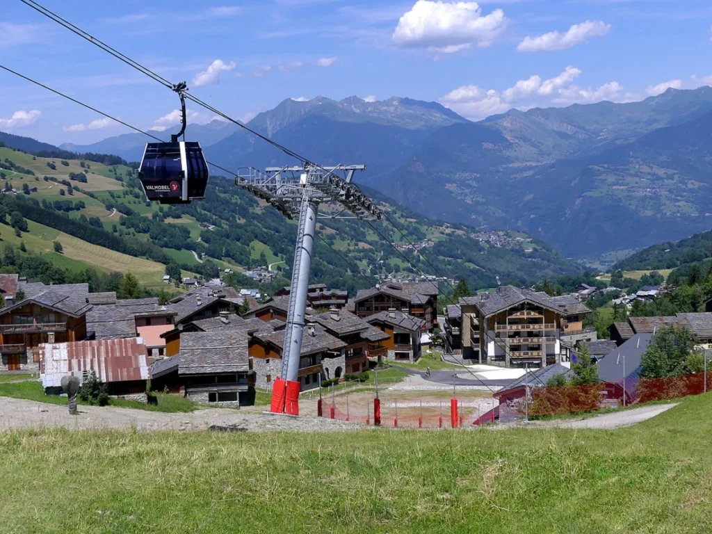 Vue de la station de ski Doucy